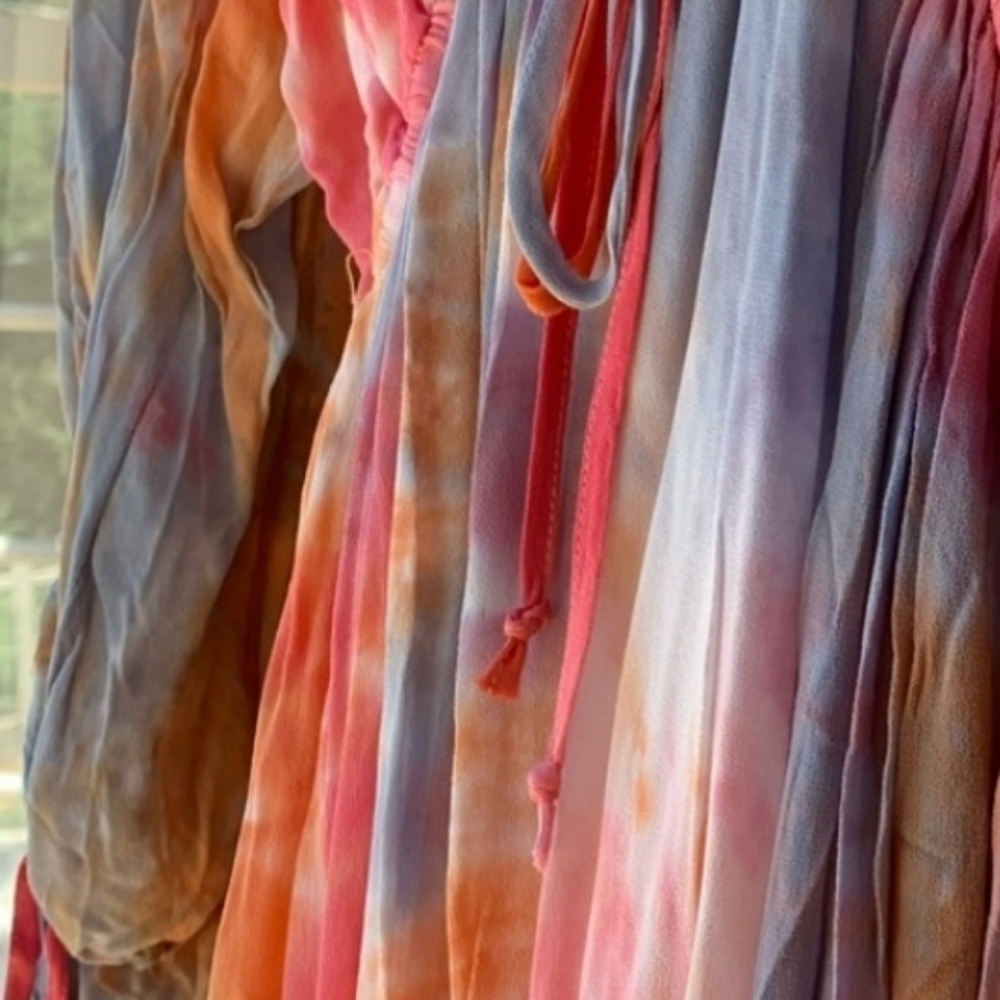 Young Fabulous & Broke Pink Tie Dye Maxi Dress - Picture 5 of 7